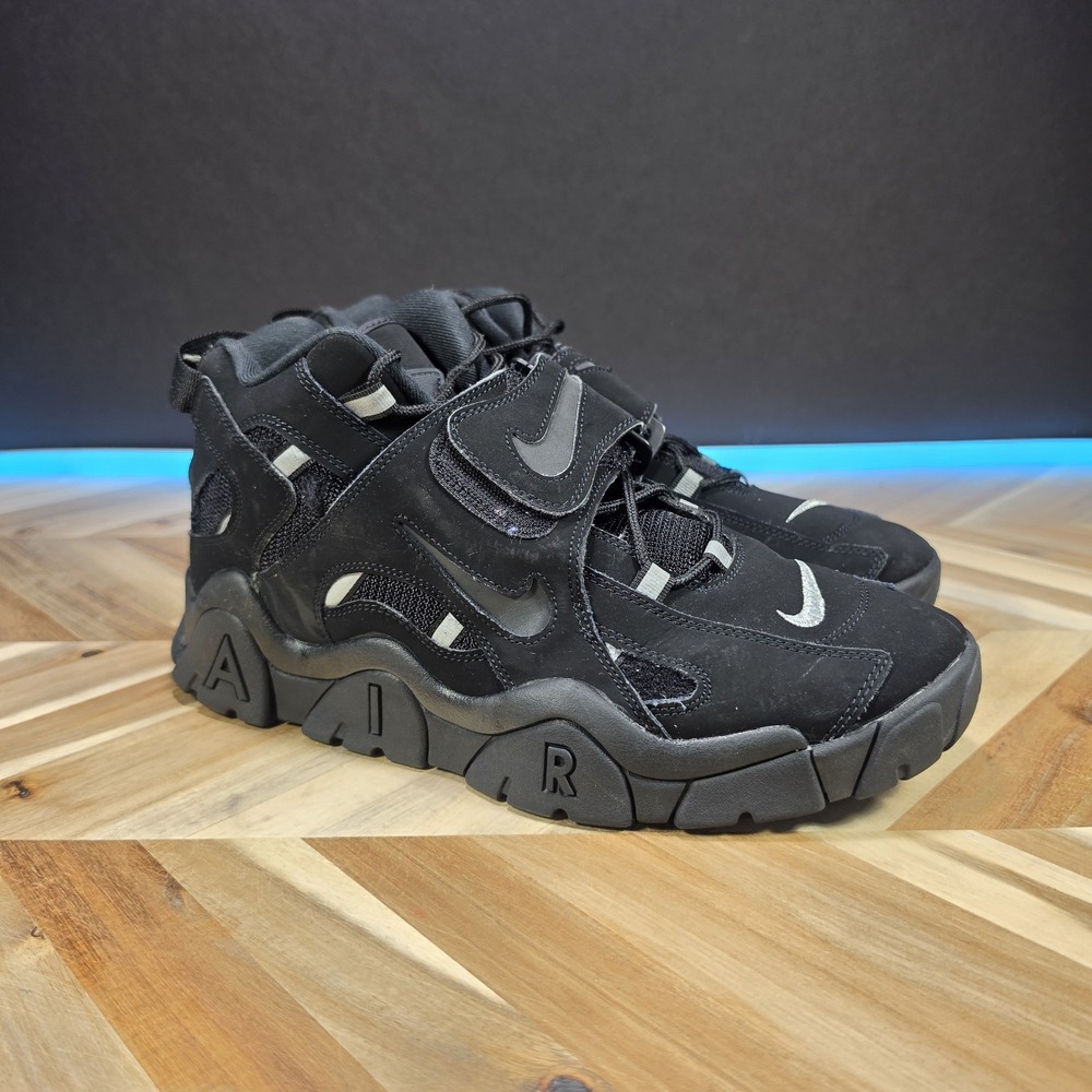 Nike Air Barrage Mid Black 2019 Men's Size 13 Sneakers Shoes AT7847-002